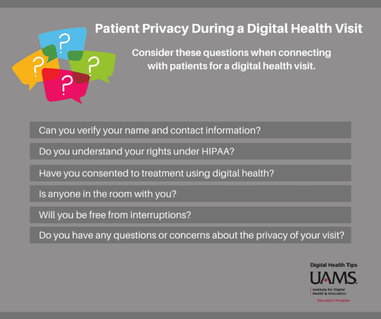 Questions for Patient Privacy